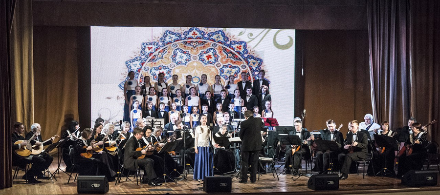 Юбилейный концерт Тюменского оркестра русских народных инструментов