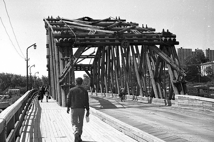 Деревянный мост через Туру